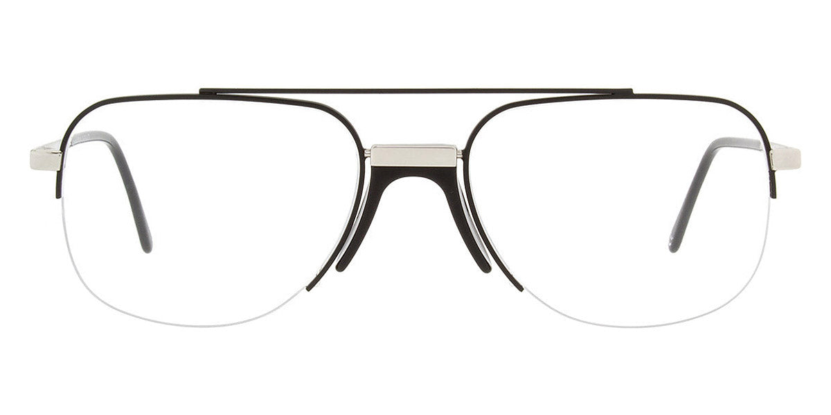 Andy Wolf® Serra AW Serra A 57 - Black/Silver A Eyeglasses