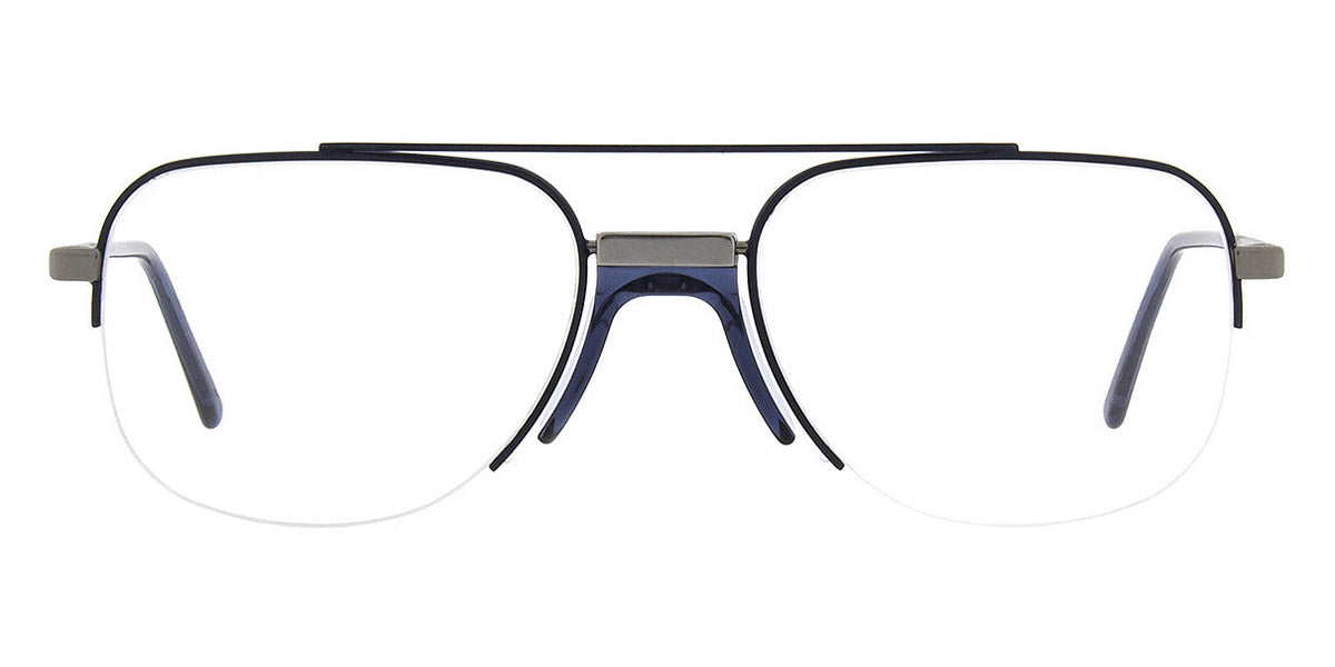 Andy Wolf® Serra AW Serra G 57 - Gun/Blue G Eyeglasses