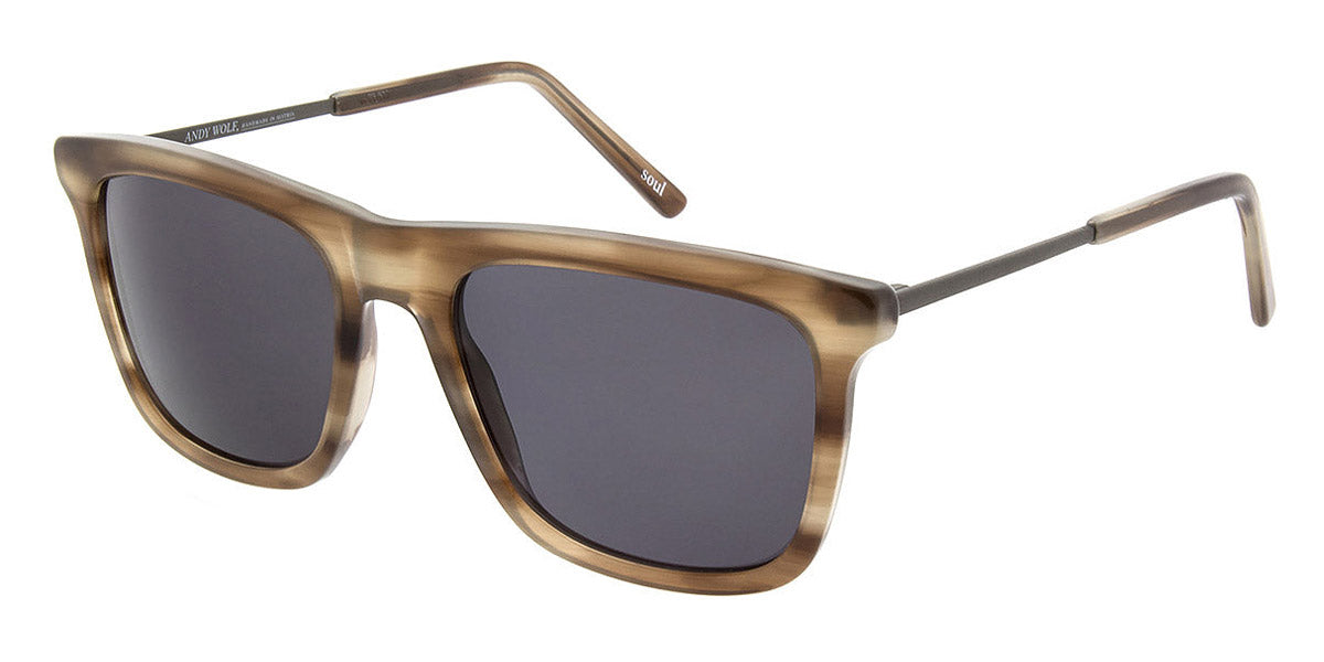 Andy Wolf® Wayne Sun AW Wayne Sun E 56 - Brown E Sunglasses