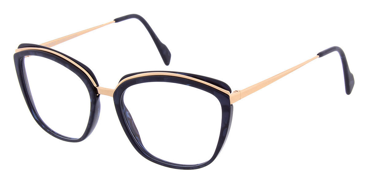 Andy Wolf® Wilcox AW Wilcox 06 56 - Blue/Gold 06 Eyeglasses