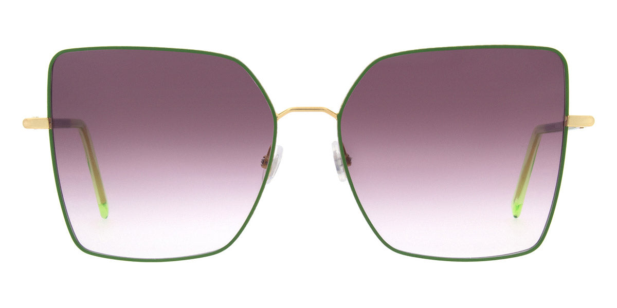 Andy Wolf® Willow Sun AW Willow Sun 06 59 - Gold/Green Sunglasses