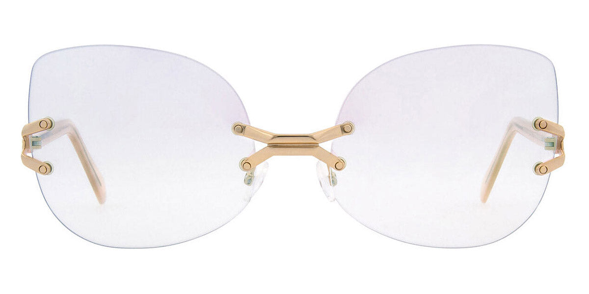 Andy Wolf® Yohkoh AW Yohkoh 06 58 - Gold/Pink 06 Eyeglasses