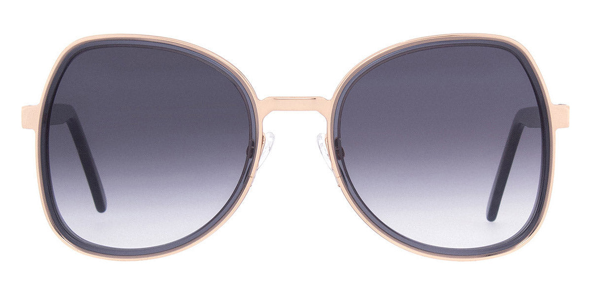 Andy Wolf® Zoe Sun AW Zoe Sun 03 54 - Gray/Rosegold 03 Sunglasses