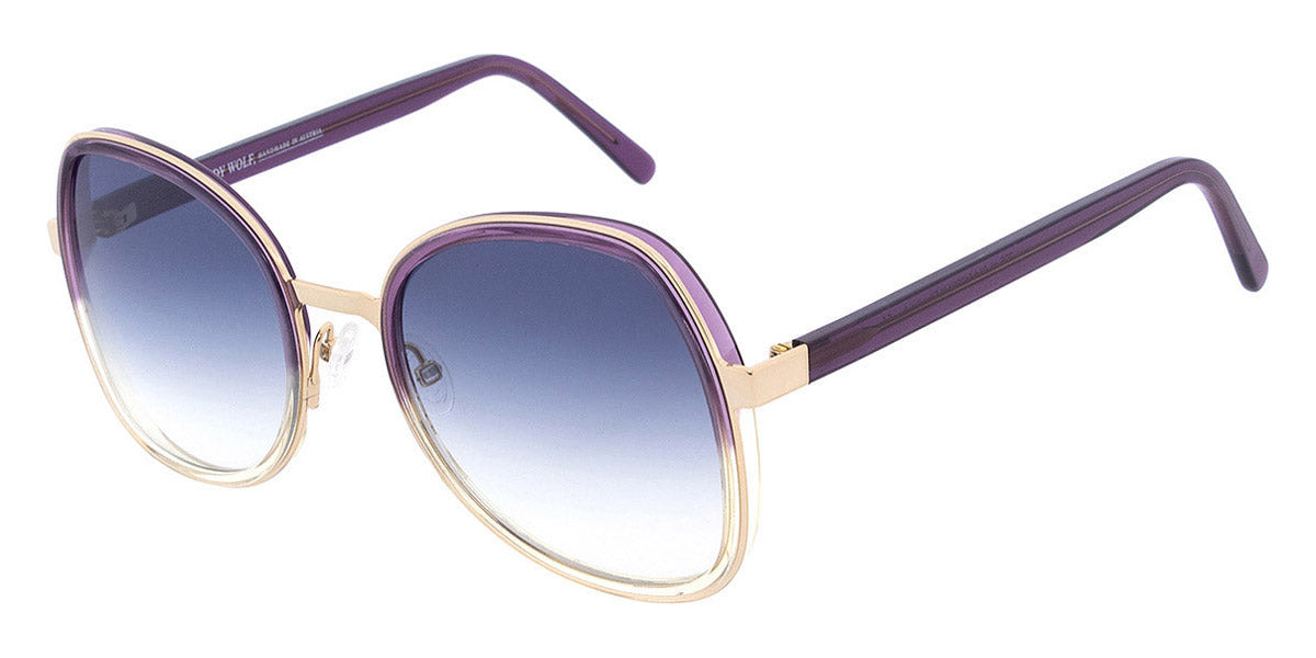 Andy Wolf® Zoe Sun AW Zoe Sun 04 54 - Gold/Violet 04 Sunglasses