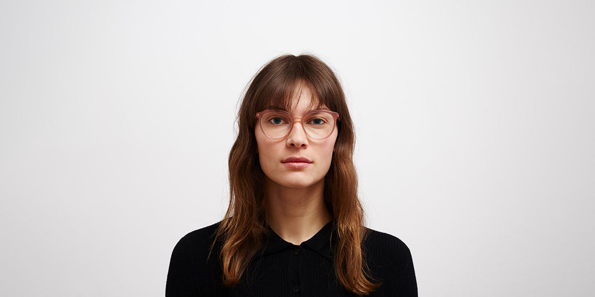 Mykita® AYAN MYK AYAN C131 Pink Clay/Silk Purple Brown 51 - C131 Pink Clay/Silk Purple Brown Eyeglasses