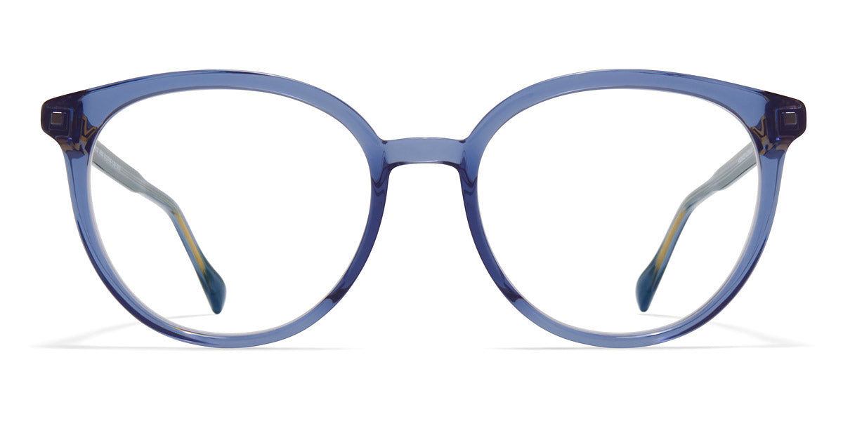 Mykita® AYAN MYK AYAN C166 Deep Ocean/Silk Gold 51 - C166 Deep Ocean/Silk Gold Eyeglasses