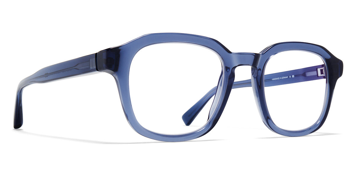 Mykita® BADU MYK BADU C139 Deep Ocean/Shiny Silver 48 - C139 Deep Ocean/Shiny Silver Eyeglasses