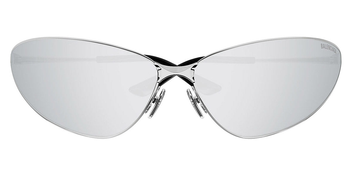 Balenciaga® BB0315S BL BB0315S 001 93 - Silver /Silver Mirrored Double Lenses 