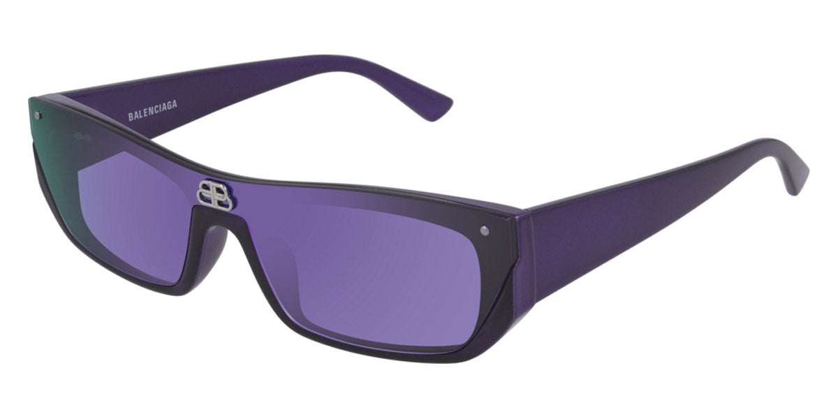 Balenciaga® BB0080S BB0080S 005 99 - Violet / Violet Mirrored Sunglasses