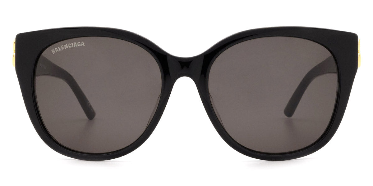 Balenciaga® BB0103SA BB0103SA 001 57 - Black / Gray Sunglasses