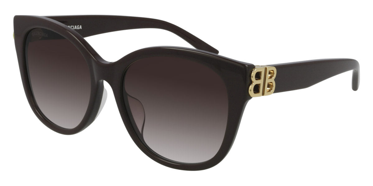 Balenciaga® BB0103SA BB0103SA 005 57 - Violet / Gold Sunglasses