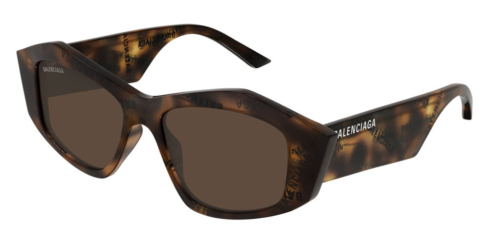 Balenciaga® BB0106S BB0106S 005 52 - Havana / Brown 005 Sunglasses