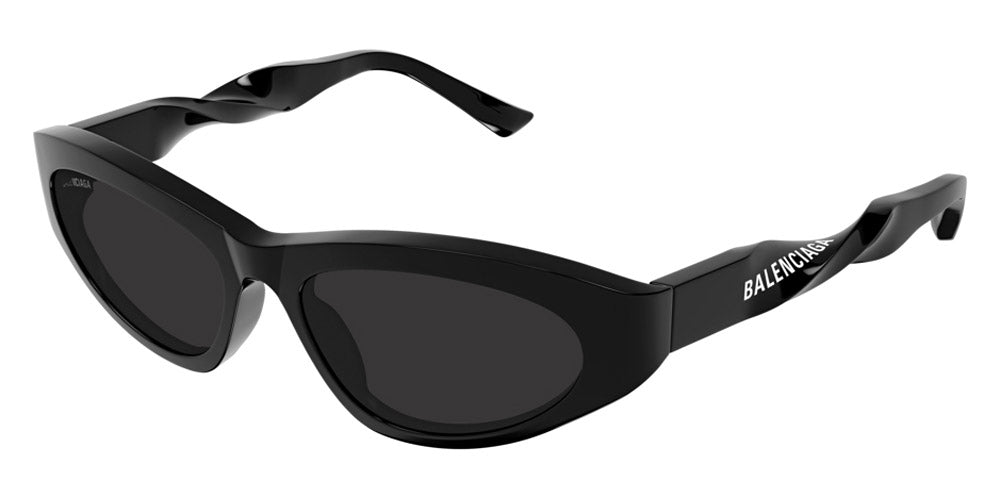 Balenciaga® BB0207S BB0207S 001 54 - Black / Gray Sunglasses