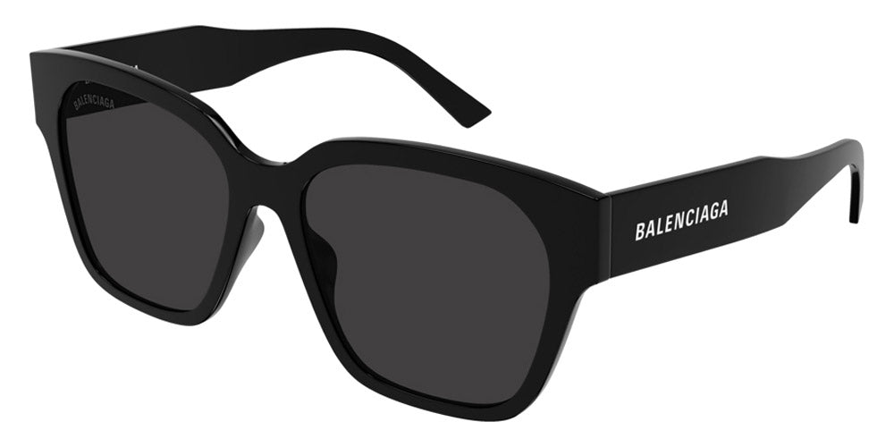 Balenciaga® BB0215SA BB0215SA 001 56 - Black / Gray Sunglasses