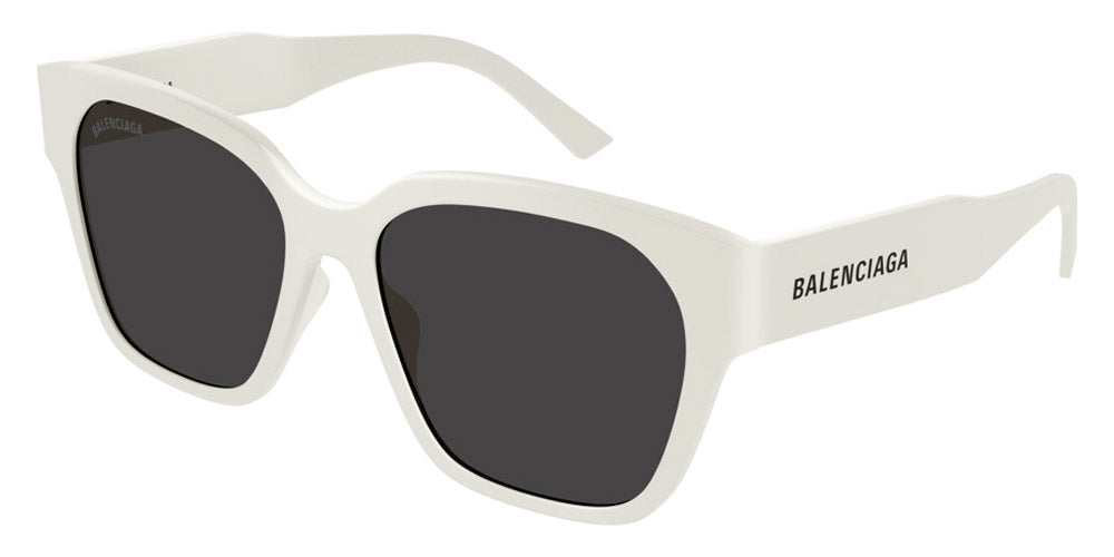 Balenciaga® BB0215SA BB0215SA 003 56 - Ivory / Gray Sunglasses