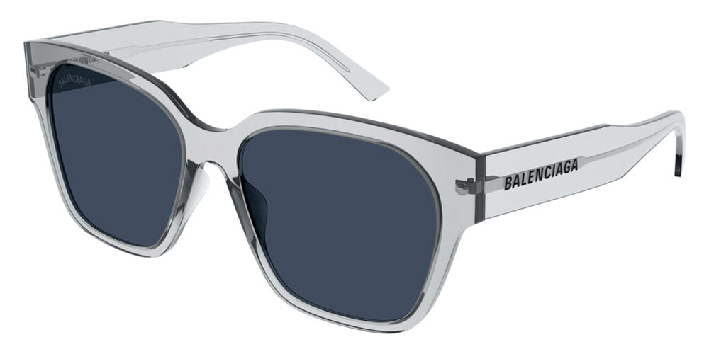 Balenciaga® BB0215SA BB0215SA 004 56 - Gray / Blue Sunglasses