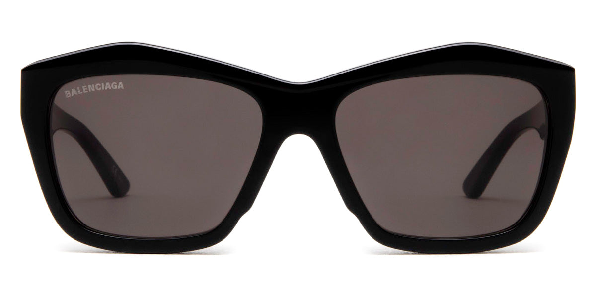 Balenciaga® BB0216S BB0216S 001 57 - Black / Gray Sunglasses