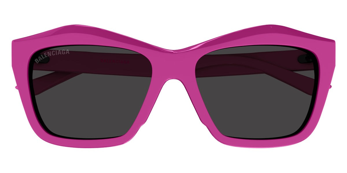 Balenciaga® BB0216S BB0216S 003 57 - Fuchsia / Gray Sunglasses