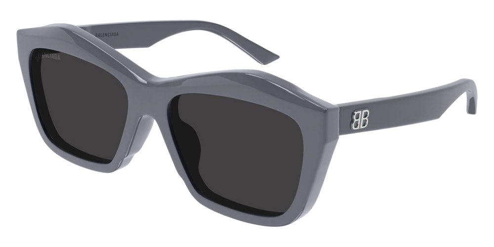 Balenciaga® BB0216S BB0216S 004 57 - Gray / Gray Sunglasses