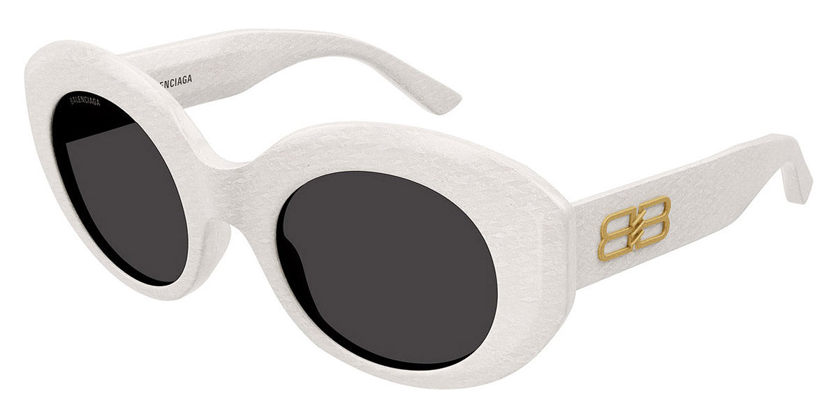 Balenciaga® BB0235S BB0235S 004 52 - White Sunglasses