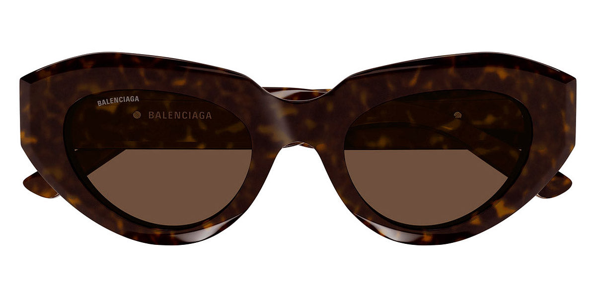 Balenciaga® BB0236S BB0236S 002 52 - Havana Sunglasses