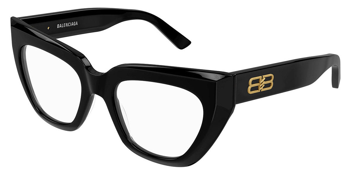 Balenciaga® BB0238O BB0238O 001 50 - Black Eyeglasses