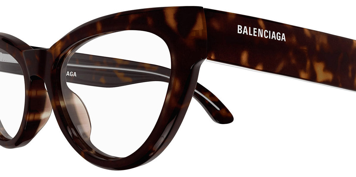 Balenciaga® BB0241O BB0241O 002 53 - Havana Eyeglasses