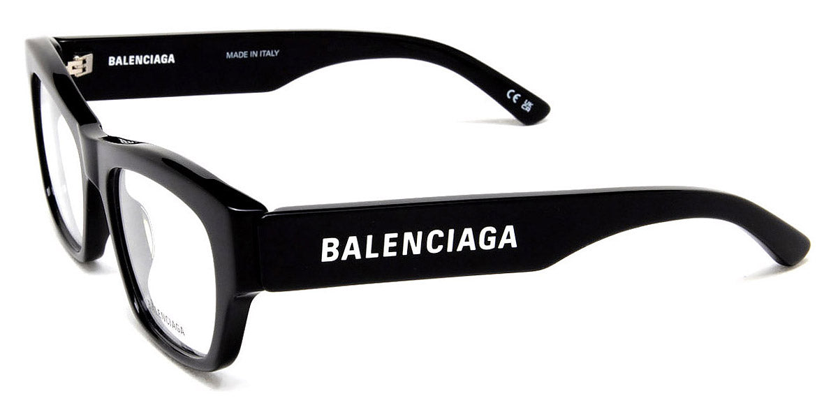 Balenciaga® BB0264O BB0264O 001 53 - Black Eyeglasses