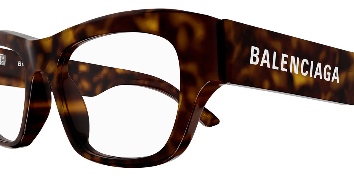 Balenciaga® BB0264O BB0264O 002 53 - Havana Eyeglasses