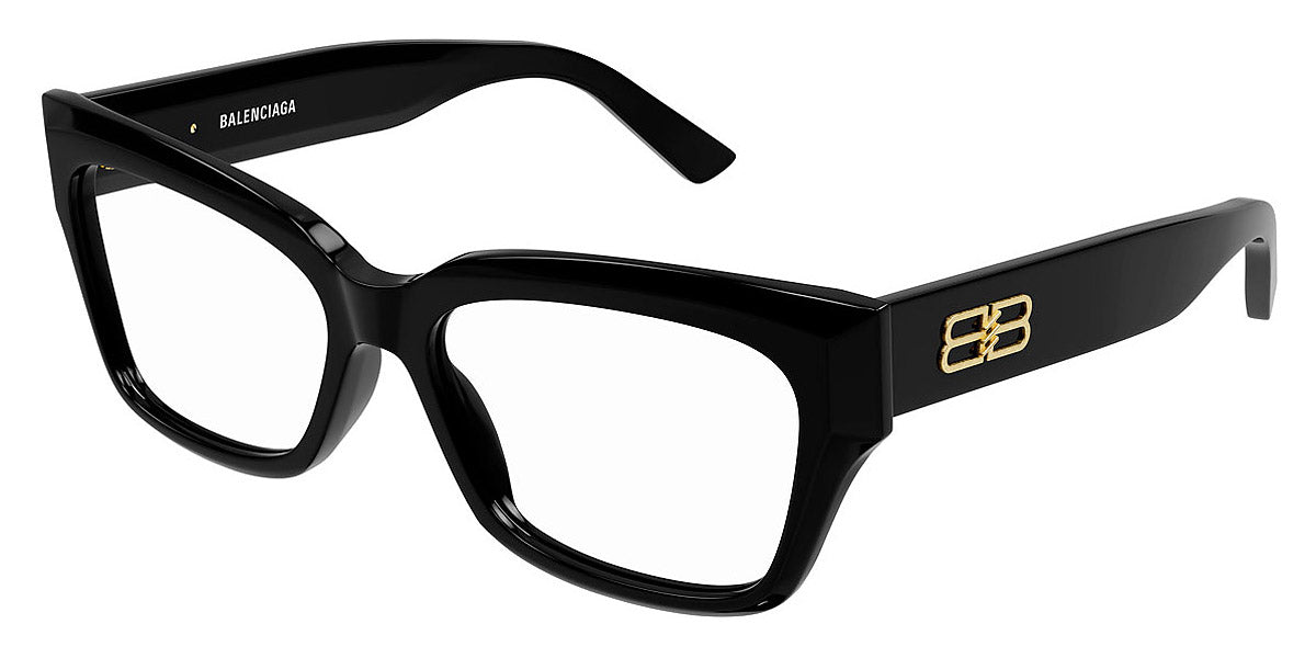 Balenciaga® BB0274O BB0274O 001 55 - Black Eyeglasses