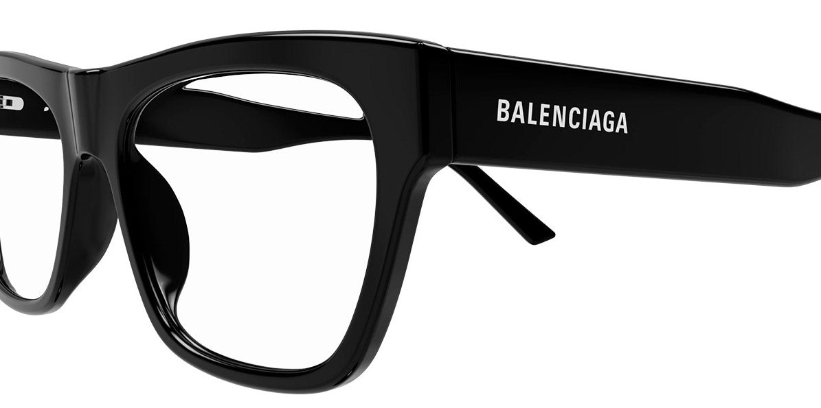 Balenciaga® BB0308O BB0308O 001 54 - Black Eyeglasses