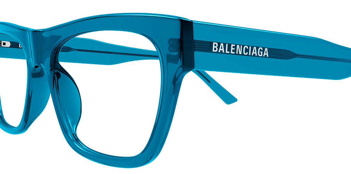 Balenciaga® BB0308O BB0308O 004 54 - Blue Eyeglasses