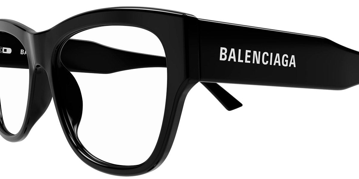 Balenciaga® BB0309O BB0309O 001 54 - Black Eyeglasses