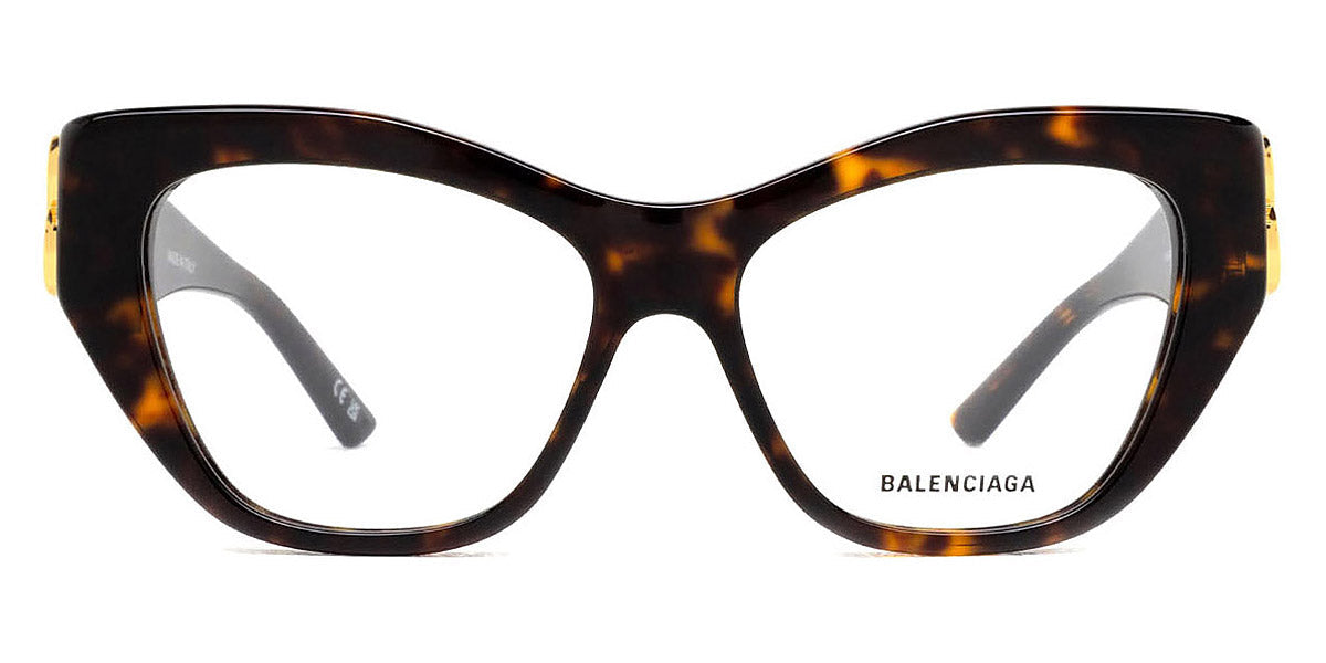 Balenciaga® BB0312O BB0312O 002 53 - Havana Eyeglasses