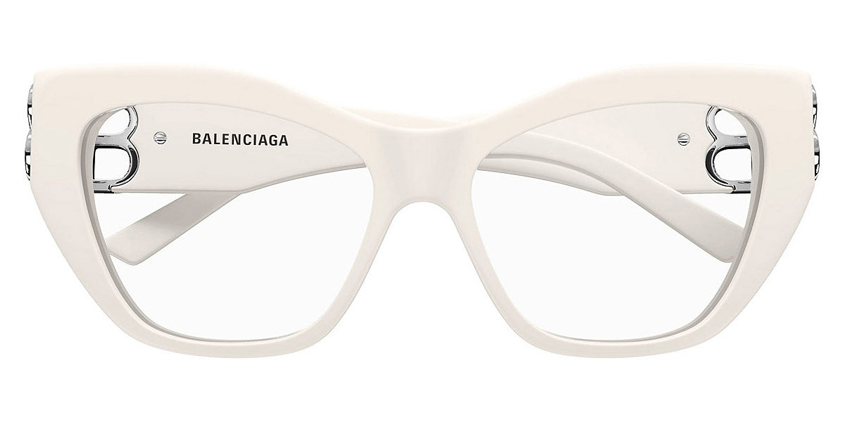 Balenciaga® BB0312O BB0312O 003 53 - White Eyeglasses