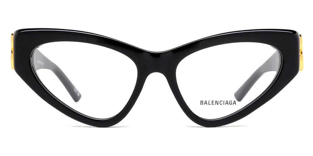 Balenciaga® BB0313O BB0313O 001 54 - Black Eyeglasses