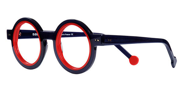 Sabine Be® Be Addict SB Be Addict 121 45 - Shiny Navy Blue / Shiny Red Eyeglasses