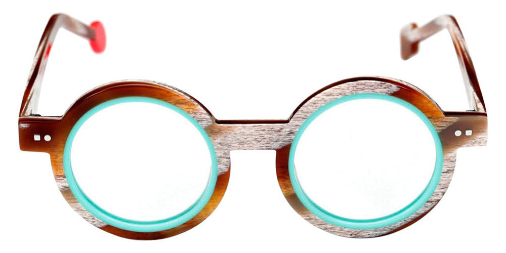 Sabine Be® Be Addict SB Be Addict 378 45 - Shiny Vintage Horn / Shiny Turquoise Eyeglasses