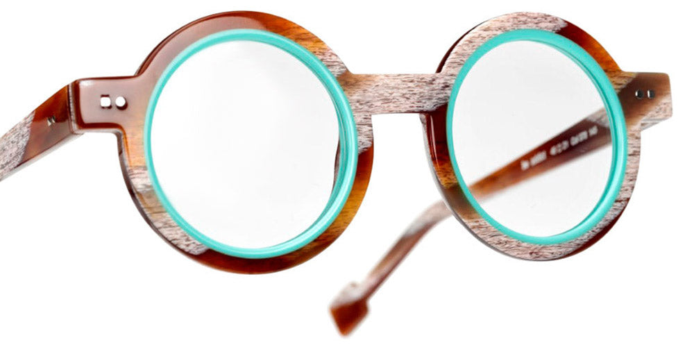 Sabine Be® Be Addict SB Be Addict 378 45 - Shiny Vintage Horn / Shiny Turquoise Eyeglasses