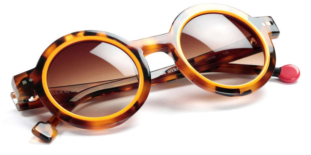 Sabine Be® Be Addict Sun SB Be Addict Sun 94 45 - Shiny Fawn Tortoise / Shiny Orange Sunglasses