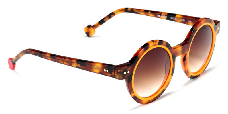 Sabine Be® Be Addict Sun SB Be Addict Sun 94 45 - Shiny Fawn Tortoise / Shiny Orange Sunglasses