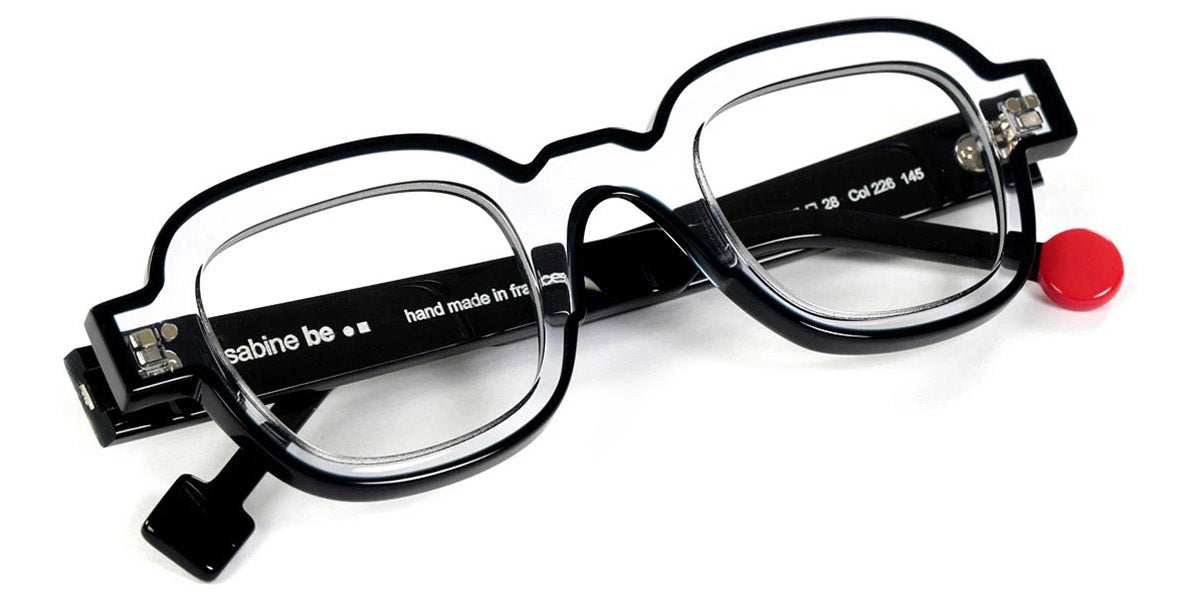 Sabine Be® Be Artist Line SB Be Artist Line 226 45 - Shiny Crystal / Shiny Midnight Blue Eyeglasses