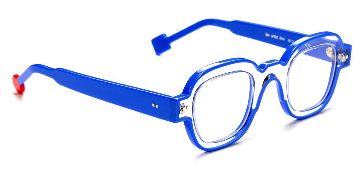 Sabine Be® Be Artist Line SB Be Artist Line 227 45 - Shiny Crystal / Shiny Blue Majorelle Eyeglasses