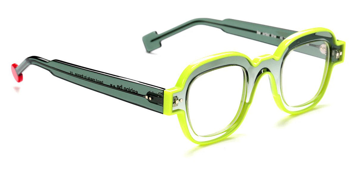 Sabine Be® Be Artist Line SB Be Artist Line 537 45 - Shiny Shaded Khaki / Shiny Neon Yellow Eyeglasses