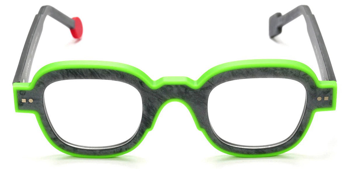 Sabine Be® Be Artist Line SB Be Artist Line 541 45 - Matt Marble Mouse Gray / Matt Neon Green Eyeglasses