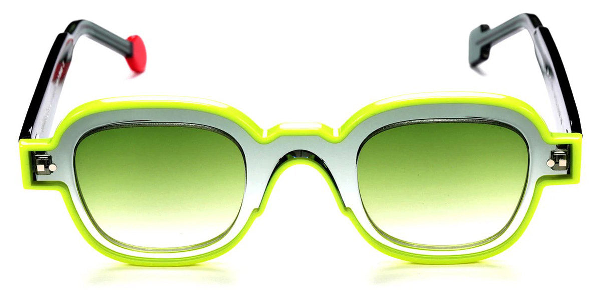 Sabine Be® Be Artist Line Sun SB Be Artist Line Sun 537 45 - Shiny Shaded Khaki / Shiny Neon Yellow Sunglasses