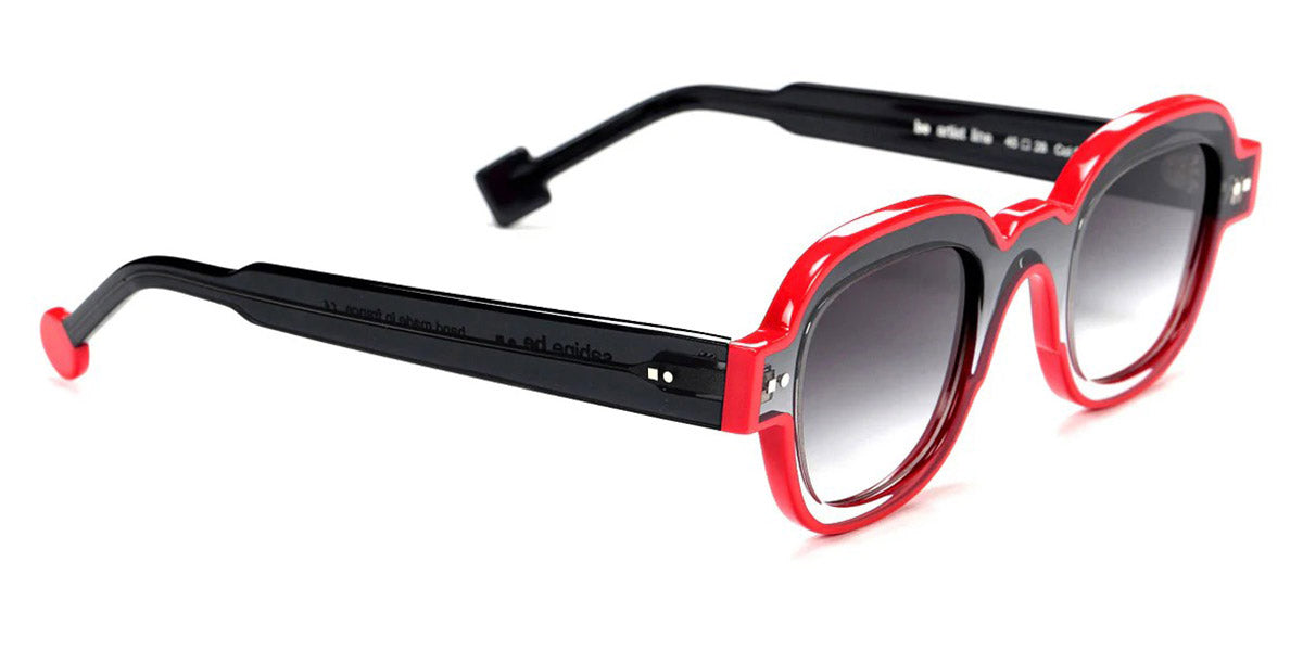 Sabine Be® Be Artist Line Sun SB Be Artist Line Sun 539 45 - Shiny Gradient Gray / Shiny Red Sunglasses