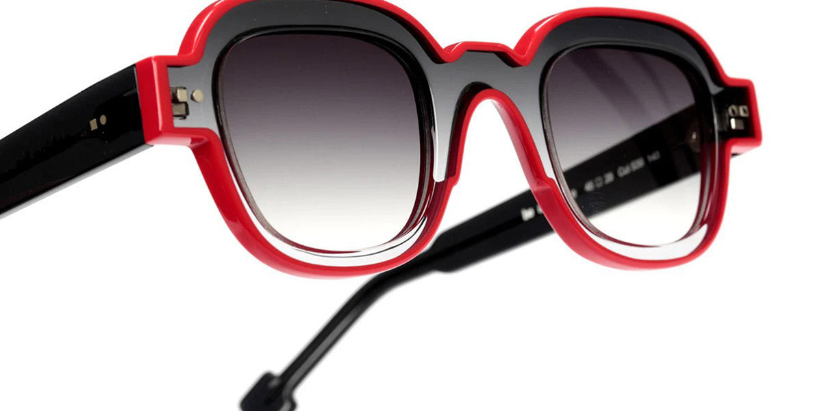 Sabine Be® Be Artist Line Sun SB Be Artist Line Sun 539 45 - Shiny Gradient Gray / Shiny Red Sunglasses