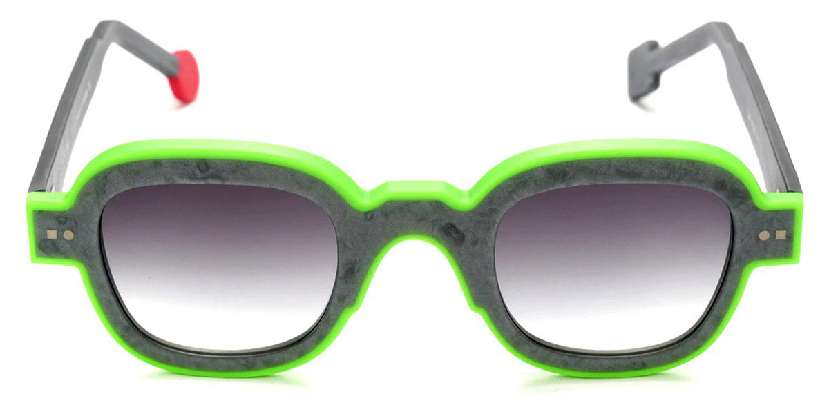 Sabine Be® Be Artist Line Sun SB Be Artist Line Sun 541 45 - Matte Marble Mouse Gray / Matte Neon Green Sunglasses