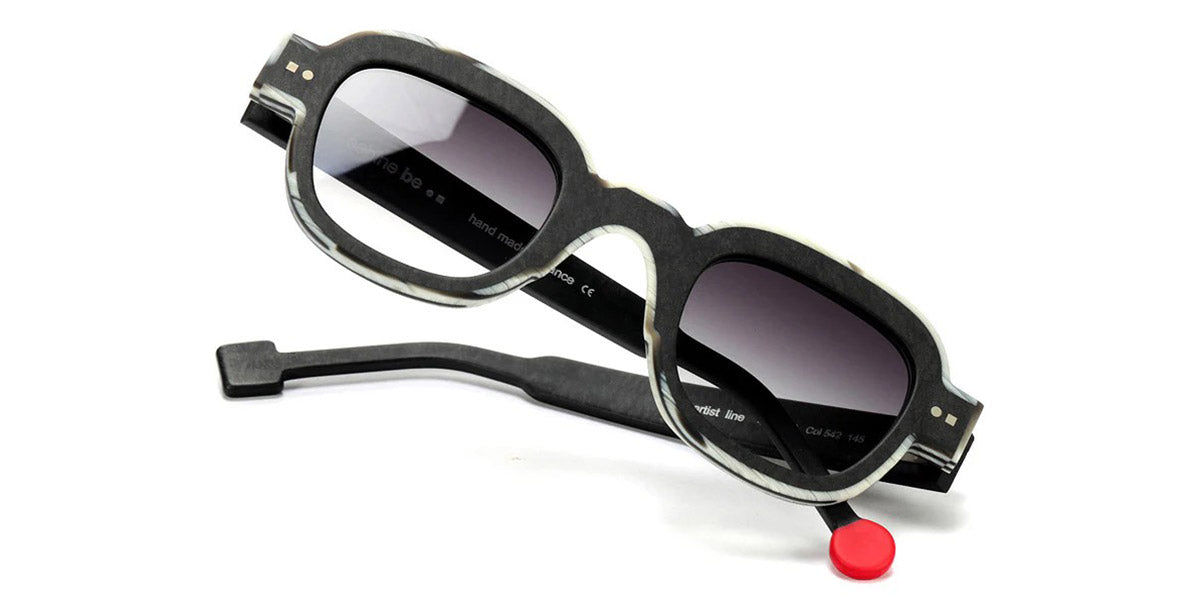 Sabine Be® Be Artist Line Sun SB Be Artist Line Sun 542 45 - Matte Marbled Slate Gray / Matte Horn Sunglasses